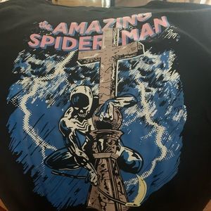 Warren Lotus amazing Spider-Man hoodie & H&M track pants S/XS